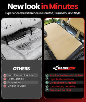Casispro ergonomic cushion offering reduced pressure points during rides.