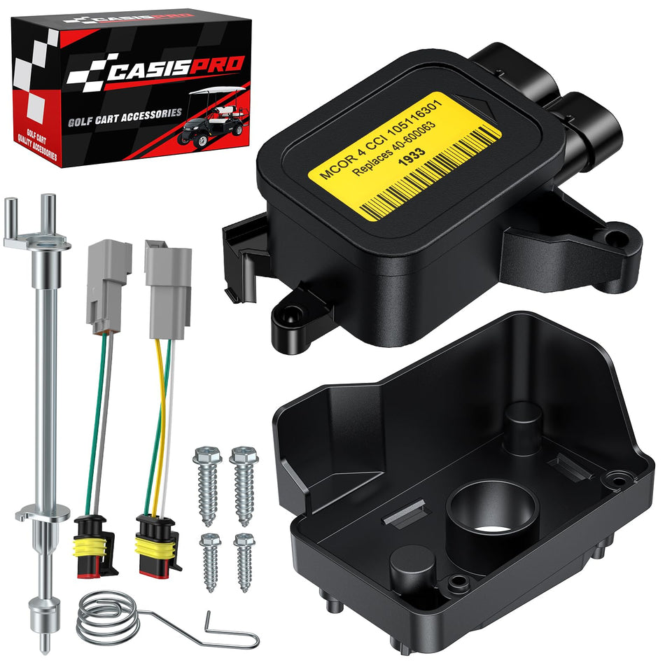 CASISPRO MCOR4 throttle potentiometer assembly enhances Club Car throttle response.