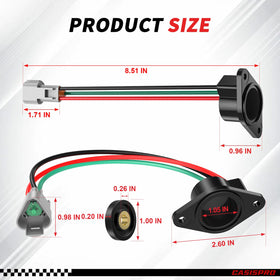 Casispro OEM part-number label confirms authentic Club Car compatibility.