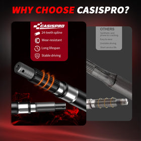 CASISPRO oil-seals protect bearings against dust and moisture.