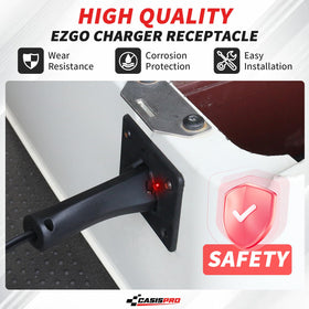 CASISPRO over-current protection icon indicating safe charging.