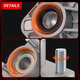 CASISPRO rust-resistant hub assembly for smoother operation