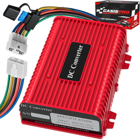 CASISPRO universal 36V-48V to 12V golf cart voltage reducer powers carts efficiently.