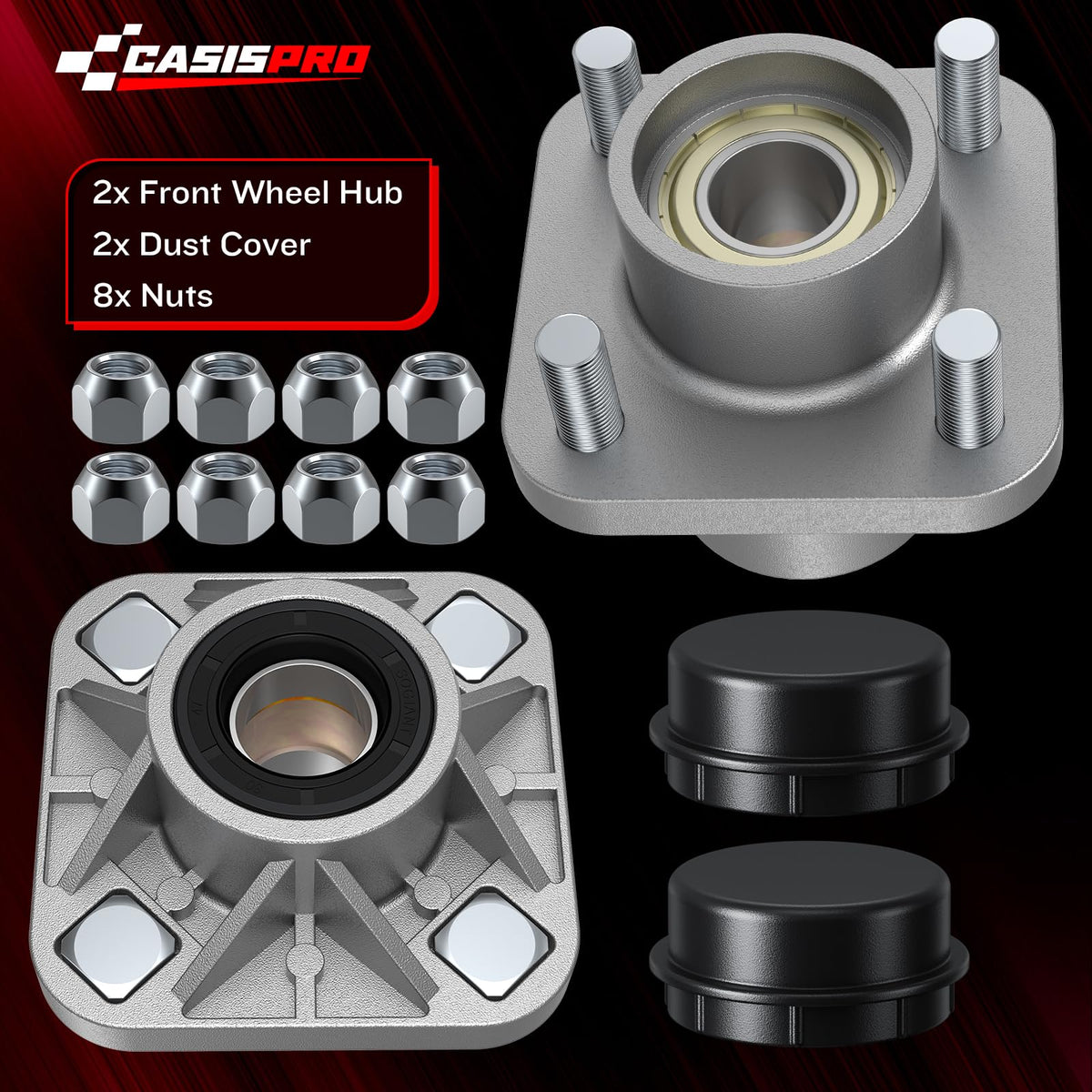 CASISPRO Yamaha Drive front hub installation for easy replacement