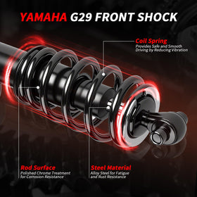 CASISPRO Yamaha Drive G29 shock construction highlights corrosion-resistant body.