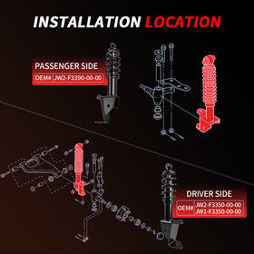 CASISPRO G29 shocks maintain stability during driver and passenger side use.