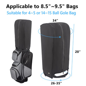 CEMGYIUK golf bag cover full-length 900D Oxford shields dust and moisture