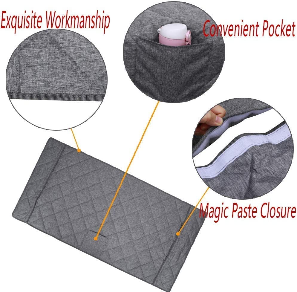 Cemgyiuk rear seat cover with handrail attachment fixes securely.