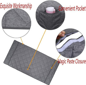 Cemgyiuk rear seat cover with handrail attachment fixes securely.