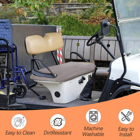 Cemgyiuk seat cover installs quickly on EZGO Club Car carts