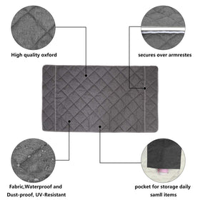 Cemgyiuk winter golf cart blanket with pocket keeps essentials within reach.