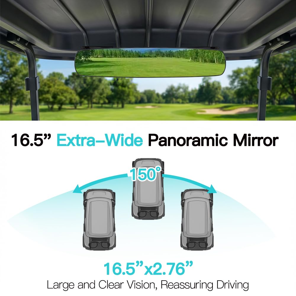 Cenulavo reinforced square tube bracket stabilizing the mirror