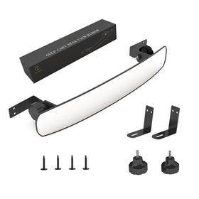 Cenulavo 16.5 inch panoramic rear view mirror for expansive cart visibility