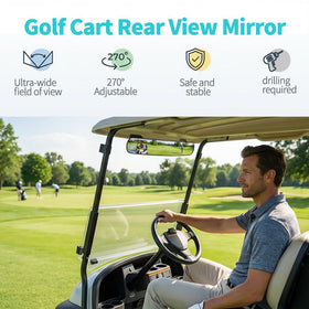 Cenulavo 270 degree adjustable rear view mirror for flexible angles