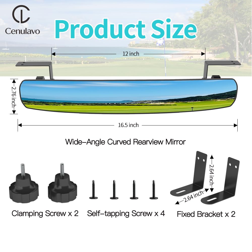 Cenulavo weather resistant mount for outdoor golf cart use