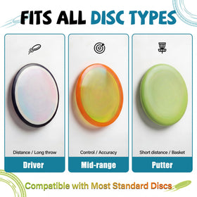 Ceoighe floating display effect presents discs with a slim, uncluttered look.