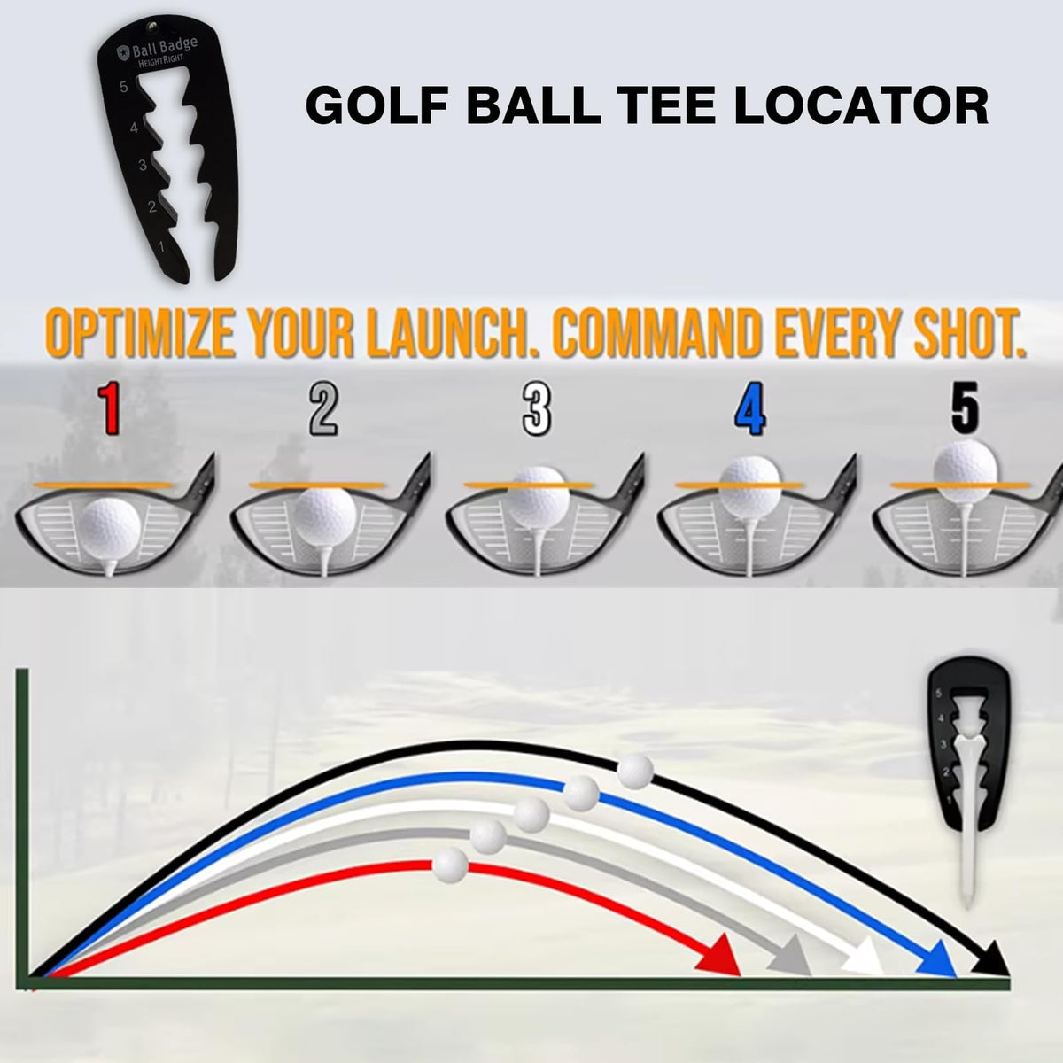 CH NTWH golf tees included for reliable ball placement on course.