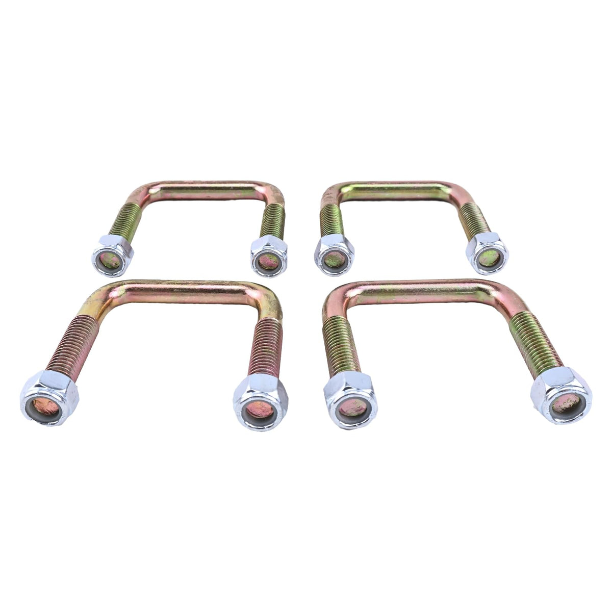 Chamixx 4x u-bolts and nuts included for quick EZGO TXT installation.