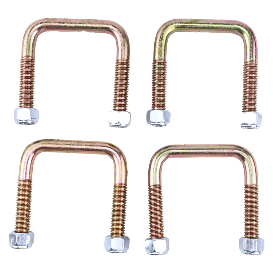 Chamixx rear leaf spring u-bolts kit secures EZGO TXT rear suspension for a smoother ride.