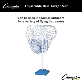 Champion Sports Disc Target Net suitable for indoor and outdoor use in games.