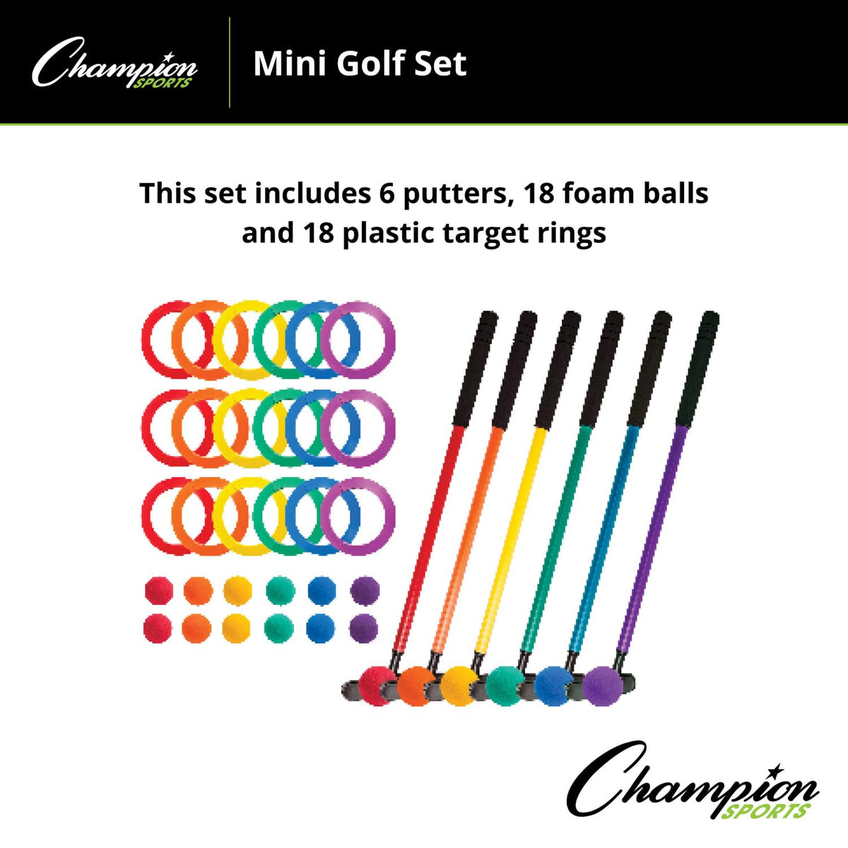 Champion Sports makes setup easy for fast, fun play sessions.