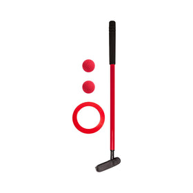 Champion Sports set is versatile for indoor carpet games or outdoor lawns.