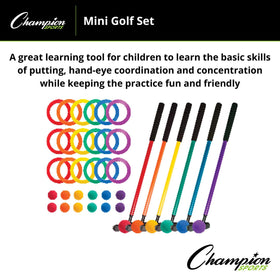 Champion Sports kit supports schools, daycare, and after-school golf activities.