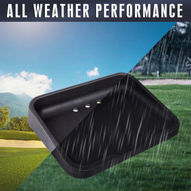 CHAMPKEY 3.5 lb weighted tray enhances stability on windy days.