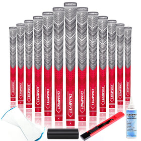 CHAMPKEY advanced hybrid golf grips 13-pack with durable all-weather traction.