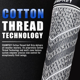 CHAMPKEY grip micro-texture close-up highlighting traction and comfort.