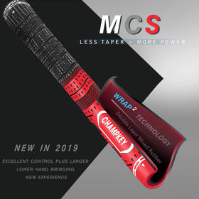 CHAMPKEY brushed cotton thread technology detail on grip surface for moisture management.