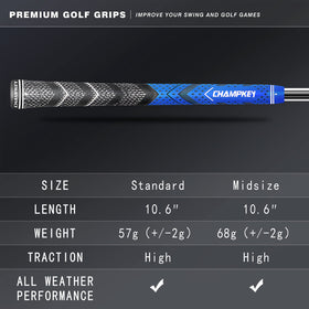 CHAMPKEY golf grips 13-pack all-weather control designed for varied weather play