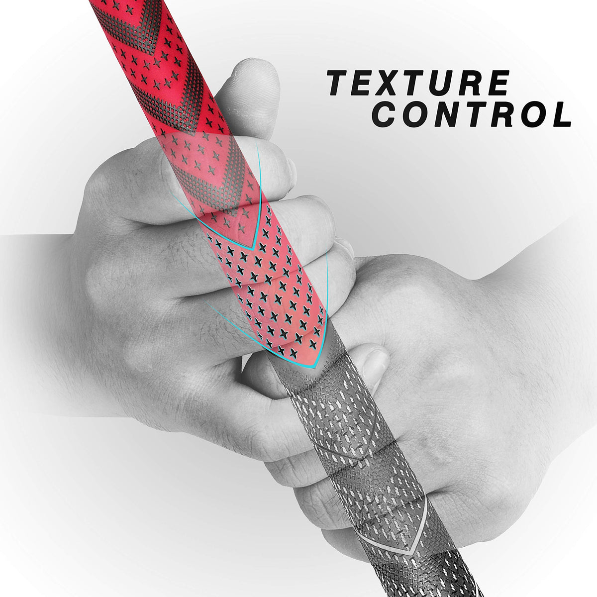 CHAMPKEY Golf Grips micro-texture detail showing comfortable grip and control