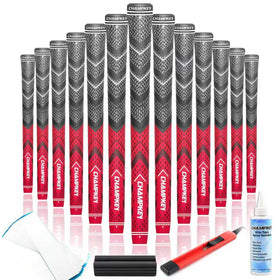 CHAMPKEY Golf Grips 13 Pack packaging view showing complete set for quick setup