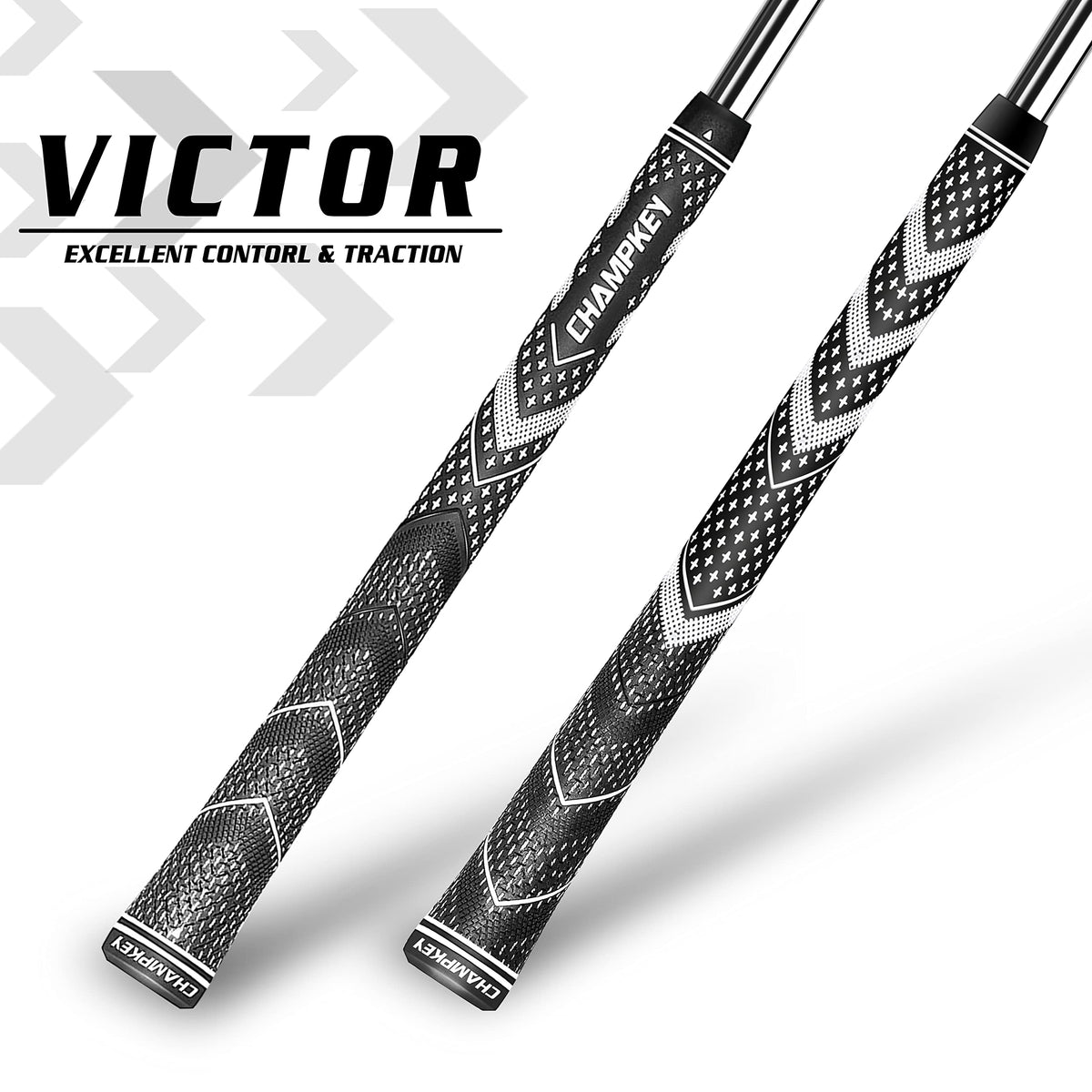 CHAMPKEY Golf Grips 13 Pack with 15 tapes included for secure grip adhesion.