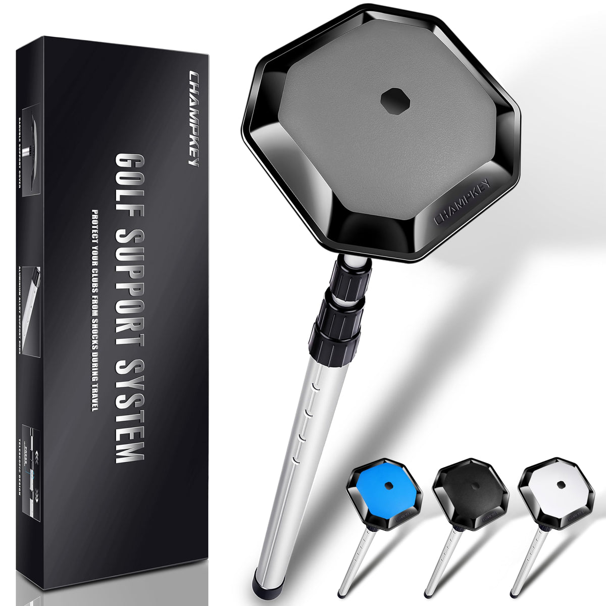 CHAMPKEY golf travel bag top cover boosts club protection during transit.
