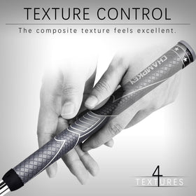 CHAMPKEY dragon-scale thumb texture improves grip security in all conditions.