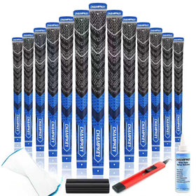 CHAMPKEY Half Cord golf grips 13-pack for all-weather traction and control.
