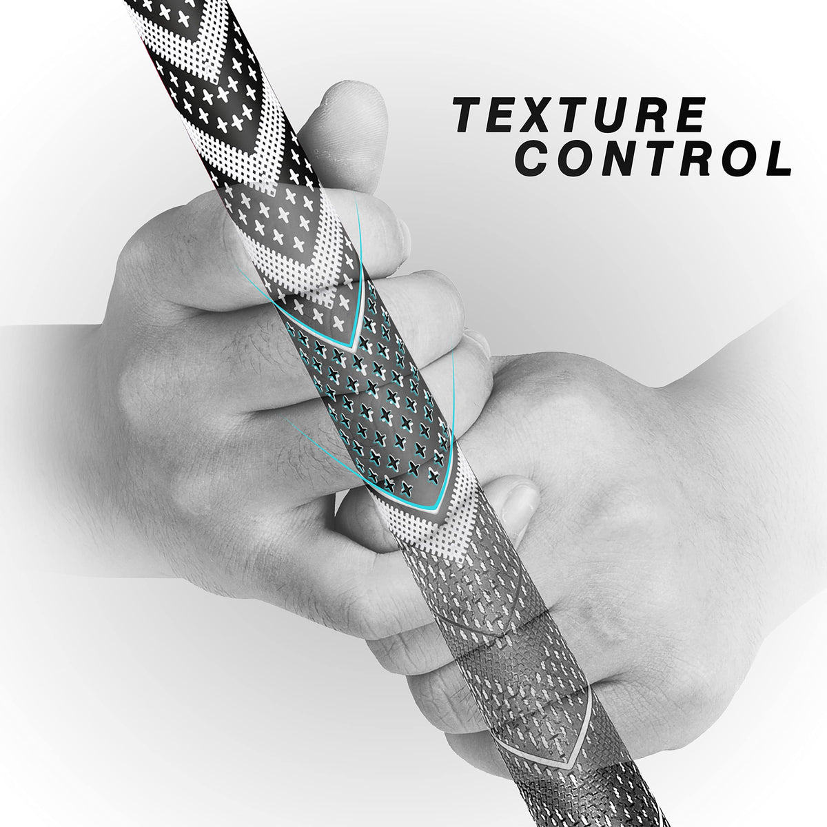 CHAMPKEY Micro-Texture Technology close-up emphasizing traction and comfort during play.