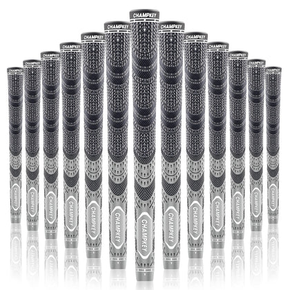 CHAMPKEY Premium Hybrid Golf Grips 13-pack packaging for full club replacement.