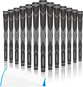 CHAMPKEY Premium Rubber Golf Grips close-up texture for enhanced feel and control.