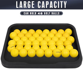 CHAMPKEY rubber ball tray with non-slip design to prevent movement during practice.