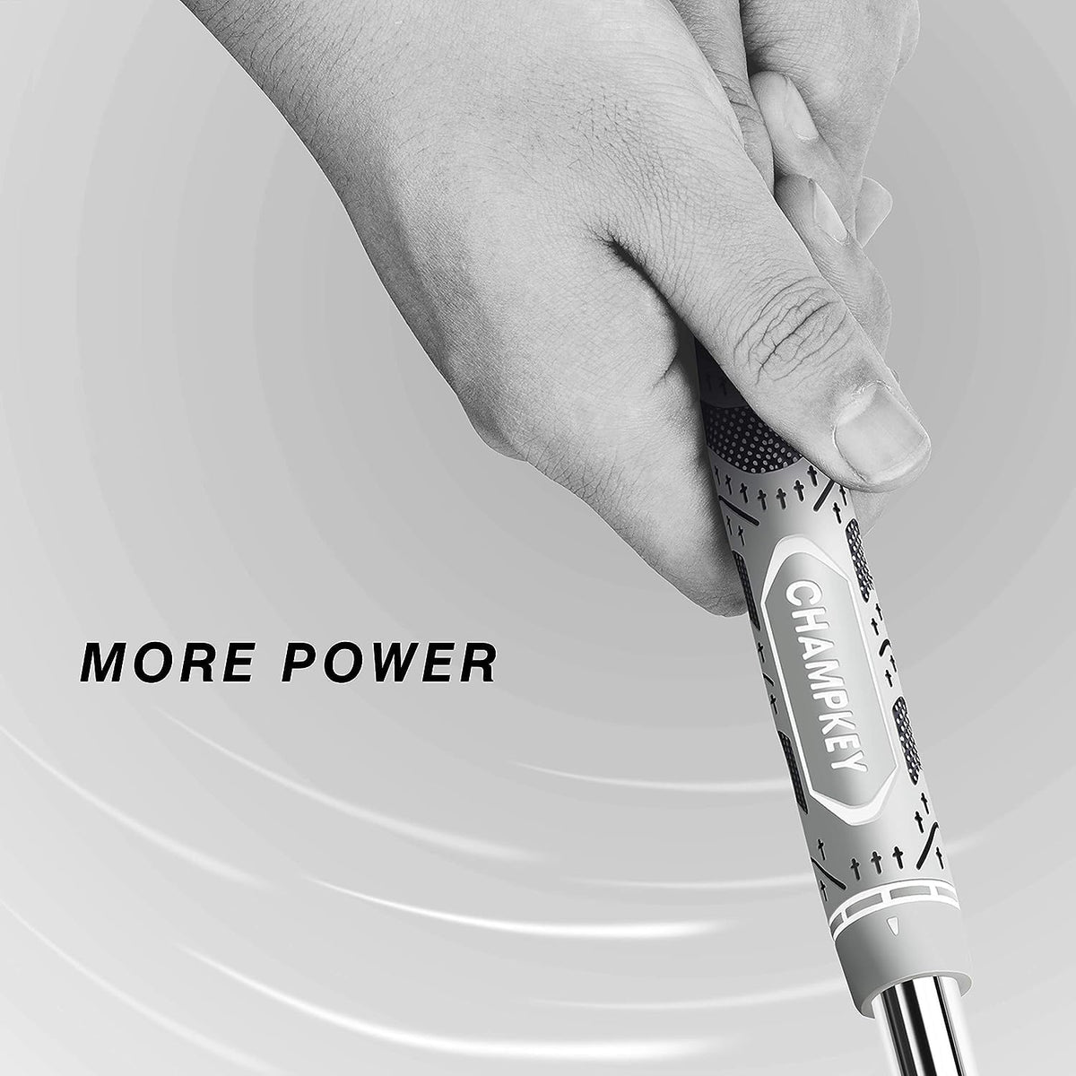 CHAMPKEY soft micro-texture grip enhances traction and comfort.