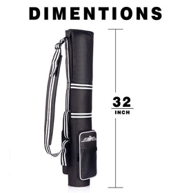 Champkey USA golf carry bag in car trunk, ideal for traveling