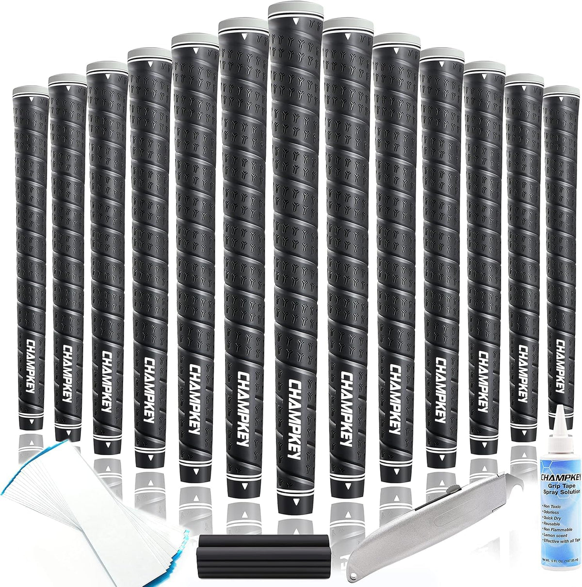 CHAMPKEY Wrap-Y rubber grips 13-pack with enhanced traction for all-weather play