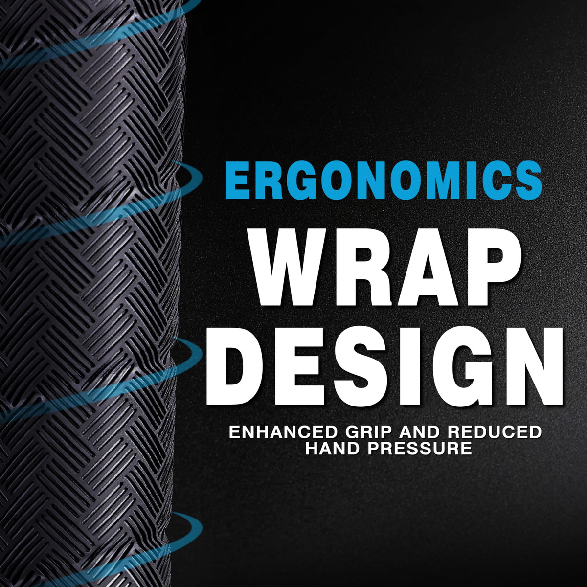 CHAMPKEY X-WEAVE traditional tapered profile close-up for comfortable grip