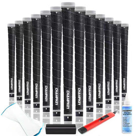 CHAMPKEY X-WEAVE golf grips pack front view improves control and feel.