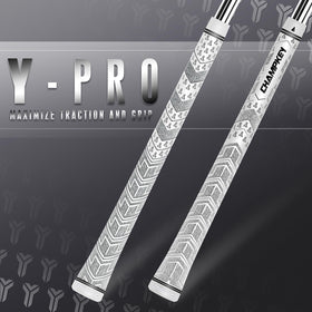 CHAMPKEY Y-PRO grip tapes aiding secure adhesion during re-gripping sessions.