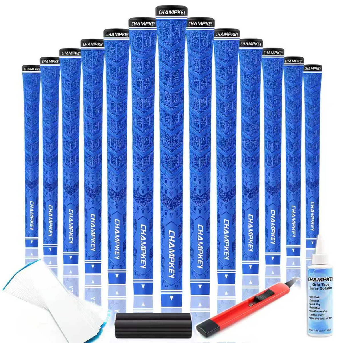CHAMPKEY Y-PRO grips 13-pack with repair kit for easy club re-gripping