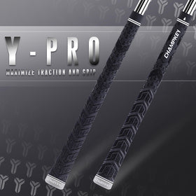 Close-up of pebble texture on CHAMPKEY Y-PRO grips for superior traction